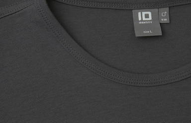 ID Interlock T-Shirt mit Langarm 0518 - Anthrazit