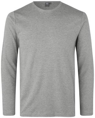 ID Interlock T-Shirt mit Langarm 0518 - Graumeliert