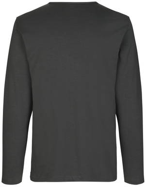 ID Interlock T-Shirt mit Langarm 0518 - Anthrazit