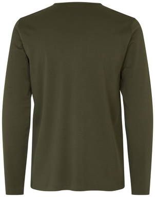 ID Interlock T-Shirt mit Langarm 0518 - Oliv
