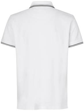 Polo stretch ID Contrast 0522 - Blanc