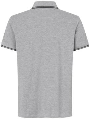 Polo stretch ID Contrast 0522 - Gris chiné