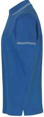 Polo stretch ID Contrast 0522 - Azur