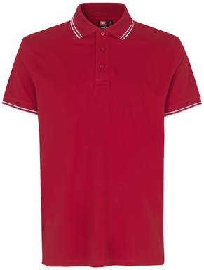 Polo stretch ID Contrast 0522 - Rouge