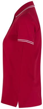 Polo stretch ID Contrast pour femmes 0523 - Rouge