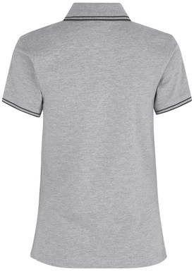 Polo stretch ID Contrast pour femmes 0523 - Gris chiné