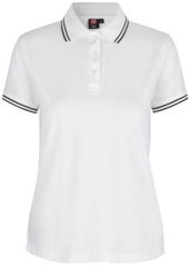 ID Contrast stretch women's polo shirt 0523
