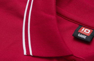Polo stretch ID Contrast pour femmes 0523 - Rouge