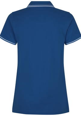Polo stretch ID Contrast pour femmes 0523 - Azur