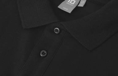 Polo ID stretch 0525 - Noir