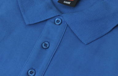 Polo ID stretch 0525 - Azur