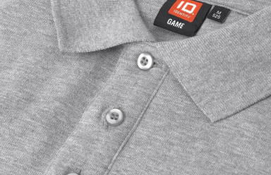 Polo ID stretch 0525 - Gris chiné