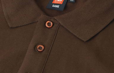 Polo ID stretch 0525 - Moka