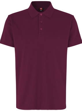Polo ID stretch 0525 - Bordeaux