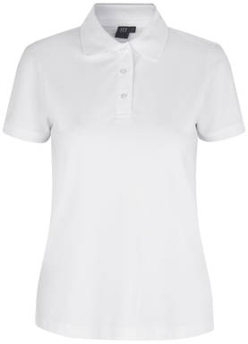 Polo femme stretch ID 0527 - Blanc
