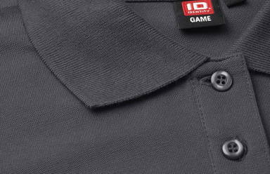 Polo femme stretch ID 0527 - Gris anthracite