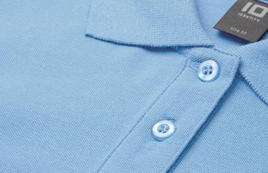 Polo femme stretch ID 0527 - Bleu clair