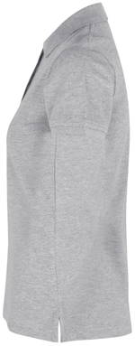 Polo femme stretch ID 0527 - Gris chiné