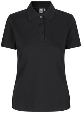 Polo femme stretch ID 0527 - Noir