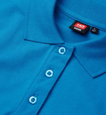 Polo femme stretch ID 0527 - Turquoise