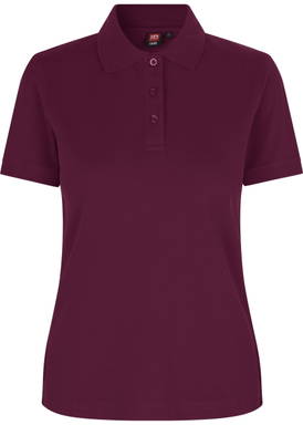 Polo femme stretch ID 0527 - Bordeaux