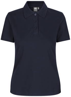 Polo femme stretch ID 0527 - Bleu marine