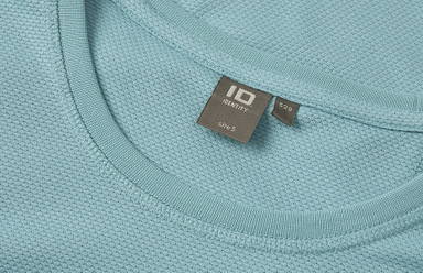 ID Damen T-Shirt Lyocell 0529 - Staubiges Aqua