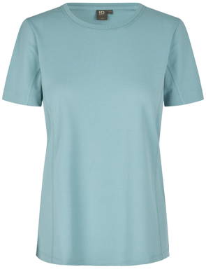 ID Damen T-Shirt Lyocell 0529 - Staubiges Aqua
