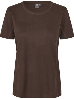 ID Damen T-Shirt Lyocell 0529 - Mokka