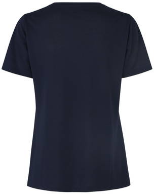 ID Damen T-Shirt Lyocell 0529 - Marineblau