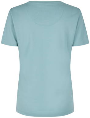 ID Damen T-Shirt Lyocell 0529 - Staubiges Aqua