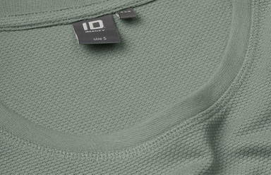 ID Damen T-Shirt Lyocell 0529 - Staubgrün