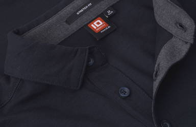 Polo en jersey ID Business 0534 - Bleu marine