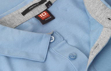 Polo en jersey ID Business 0534 - Bleu clair