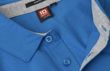 Polo en jersey ID Business 0534 - Azur