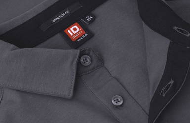 Polo en jersey ID Business 0534 - Gris argenté
