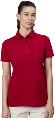 Polo en jersey ID Business pour femmes 0535 - Rouge