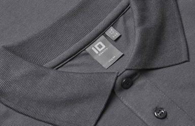 Polo stretch ID à manches longues 0544 - Anthracite