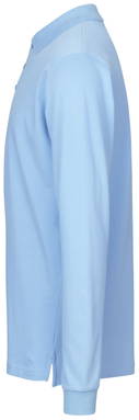 Polo stretch ID à manches longues 0544 - Bleu clair