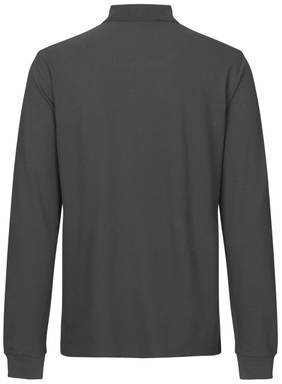 Polo stretch ID à manches longues 0544 - Anthracite