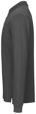 Polo stretch ID à manches longues 0544 - Anthracite