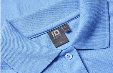 Polo stretch ID pour femme à manches longues 0545 - Bleu clair
