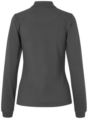 Polo stretch ID pour femme à manches longues 0545 - Gris anthracite