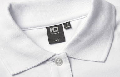 Polo stretch ID pour femme à manches longues 0545 - Blanc