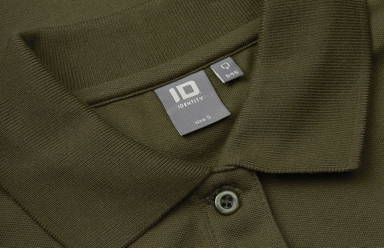 Polo stretch ID pour femme à manches longues 0545 - Olive