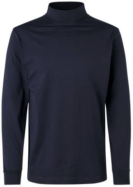 ID T-TIME® T-Shirt Rollkragen 0546 - Marineblau