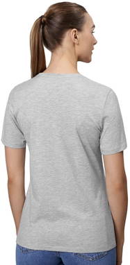 ID Damen T-Shirt Bio 0553 - Hellgrau meliert