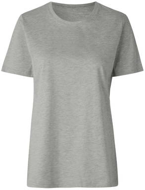 ID Damen T-Shirt Bio 0553 - Hellgrau meliert
