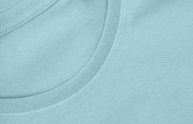 ID Damen T-Shirt Bio 0553 - Staubiges Aqua