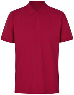 Polo bio ID 0586 - Rouge
